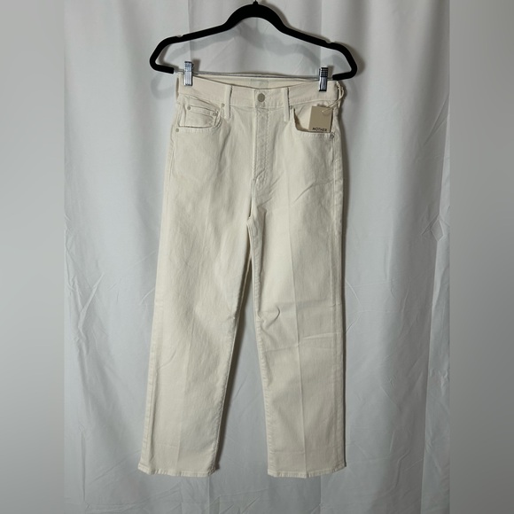 MOTHER Cream Puffs Rambler Zip Ankle Jeans Size 26 NWT - Picture 2 of 2